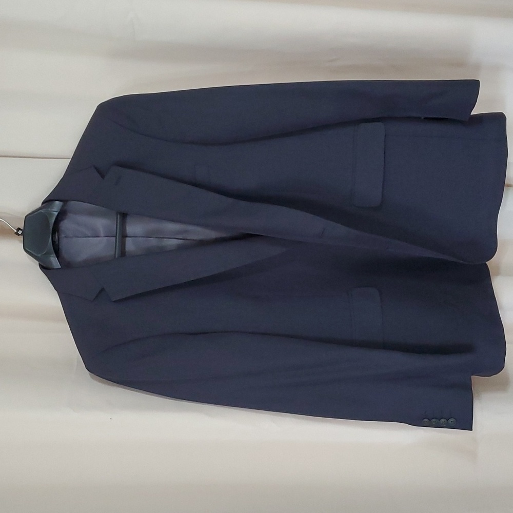 Mens Haggar Sports Jacket 48L lightweight Navy Blue